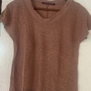 T-shirt marrone Comptoir des Cotonniers