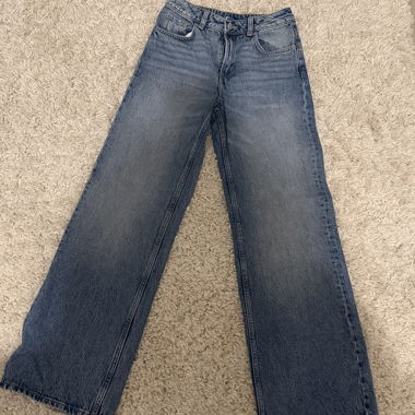 jeans droit - taille mi-haute