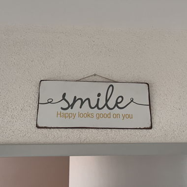 Decorative Wall Sign “Smile”