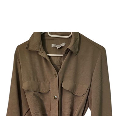 Robe chemise beige -  38 