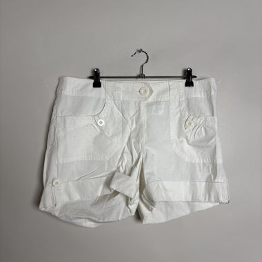 White H&M cargo shorts