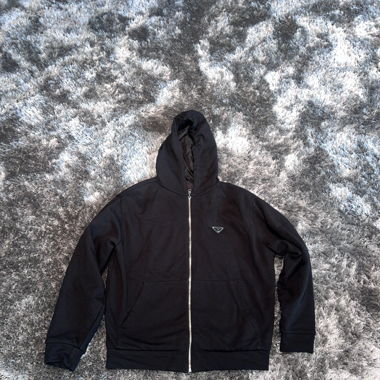 Prada reversible hooded jacket L