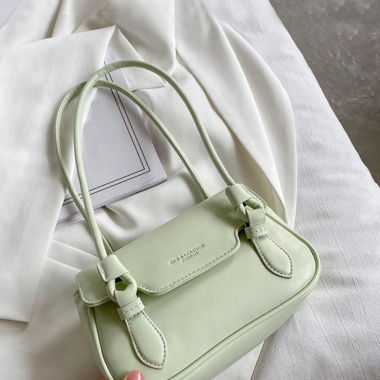  grüne baguette Tasche 