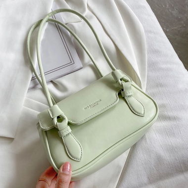  grüne baguette Tasche 