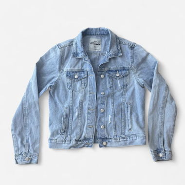 Hellblaue Jeansjacke #Denim