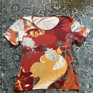 T-shirt da donna multicolore