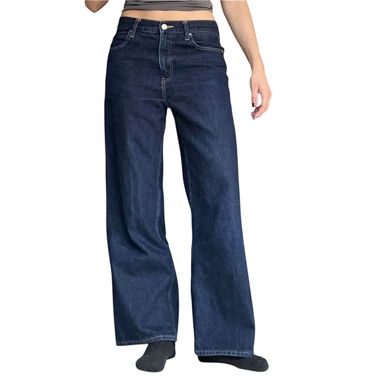 Jeans droit taille basse - UNIQLO 