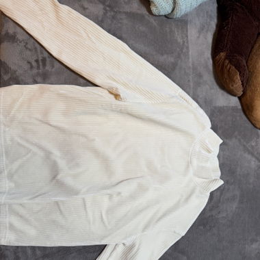 Beige Cord Pullover