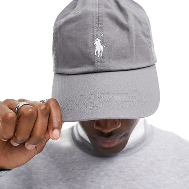 Grey Ralph Lauren Cap