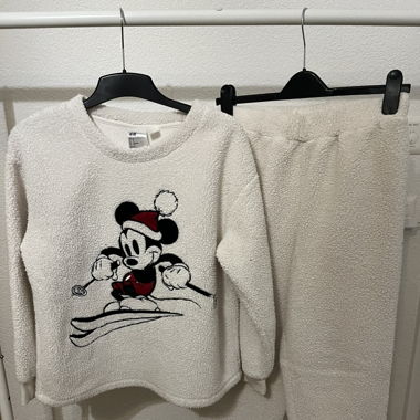 Pyjama d'hiver H&M Mickey Mouse, taille S, doux!