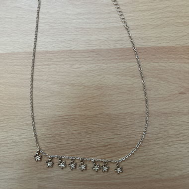 Collana fiori dorata