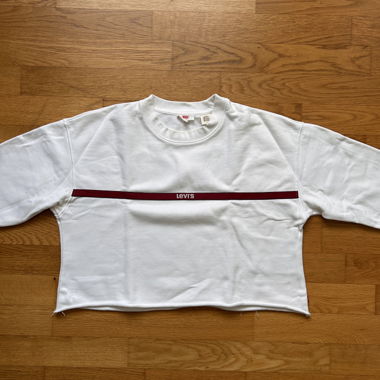 Pull/Sweat Levi's pour femmes blanc, taille M
