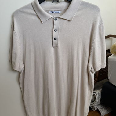 Beige Zara Polo
