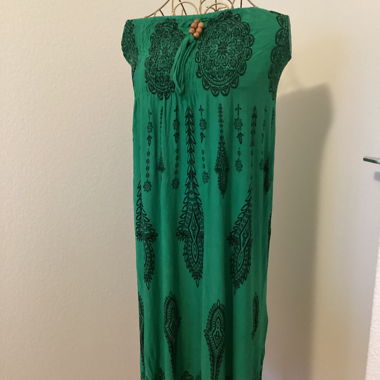 Robe d'été verte
