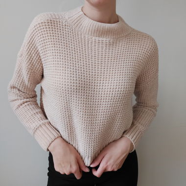 Beige super soft sweater