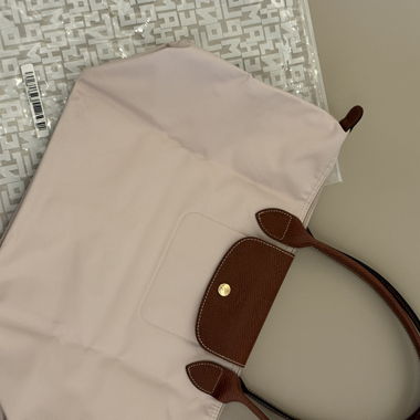 Faltbare Handtasche beige Large