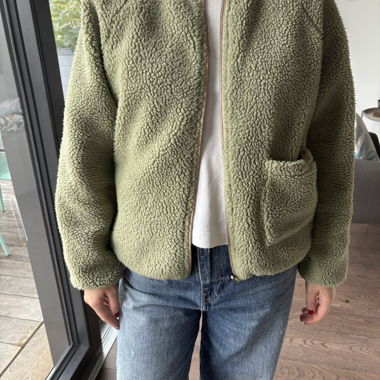 Veste kaki réversible type Bomber