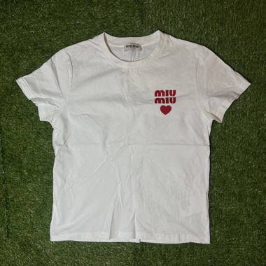 Miu Miu Heart Logo Tee