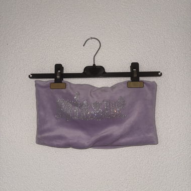 Top bandeau lilla Missue
