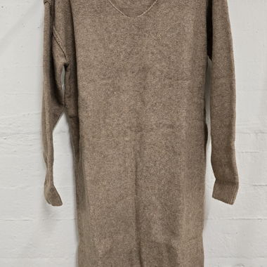 (016) Robe en maille - M - Longpullover