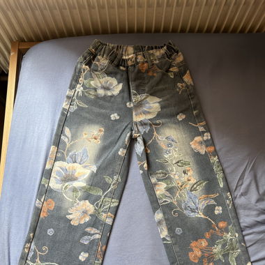 Baggy Pants with Beautiful Floral Design