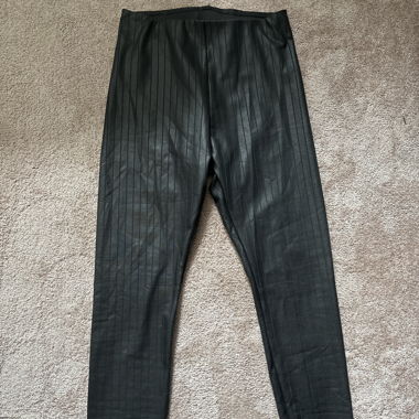 Lederleggins