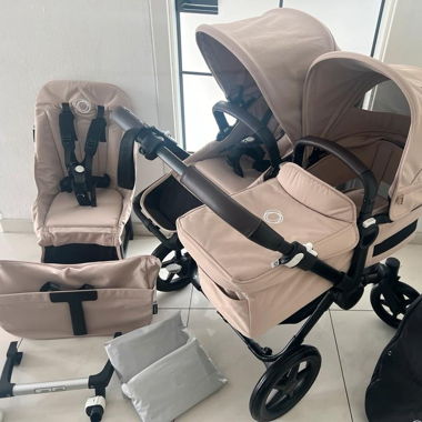 Bugaboo Donkey 5 Geschwisterwagen Beige