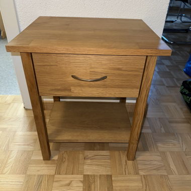 Table de chevet JYSK avec tiroir