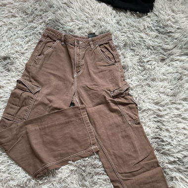 Jean cargo brun h&m