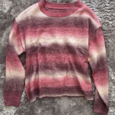 Pull en maille dégradé