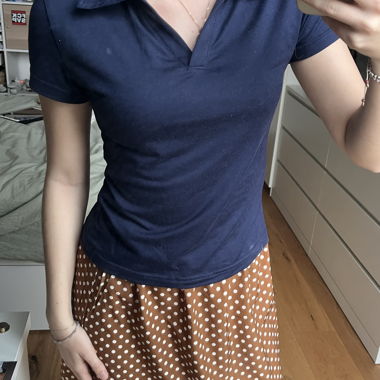 Polo blu scuro