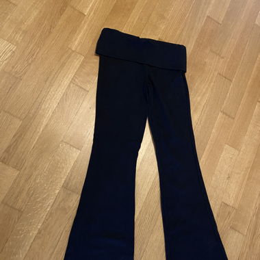 Hose mit Umschlag mid waist