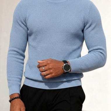 Maglione in maglia Primark blu M