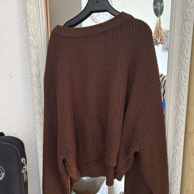 Pull en maille marron H&M