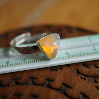 Bague Opale   Taille réglable Uni
