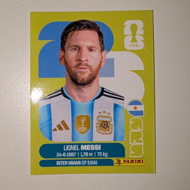 Carte FIFA Panini Lionel Messi ARG17
