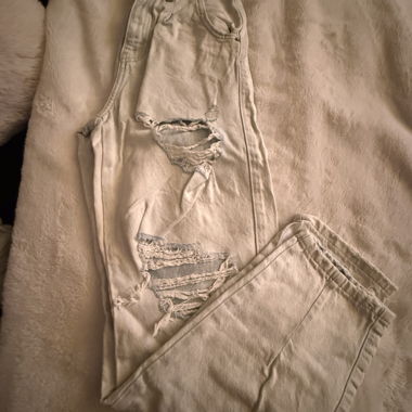 Ripped Jeans light light blue white