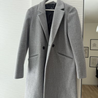 Cappotto di lana grigio
