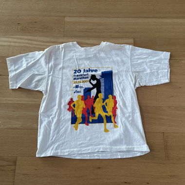 T-shirt Asics Frankfurt Marathon 2001 M Vintage