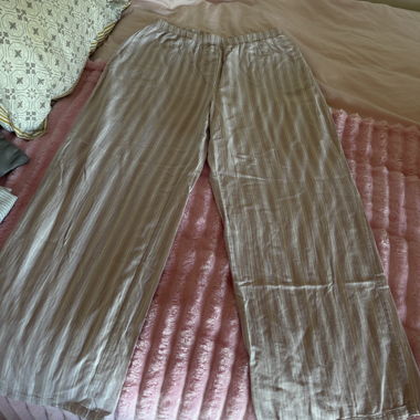 Striped Pyjama Pants (Pink/White)