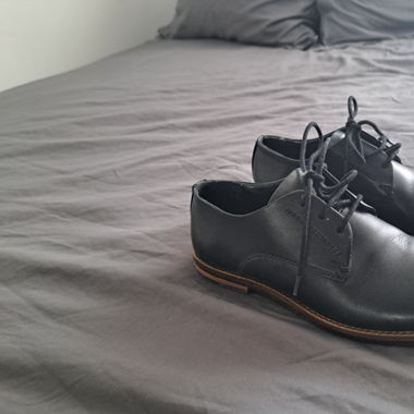 Leather shoes