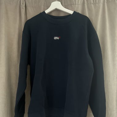 blauer oversized Sweater