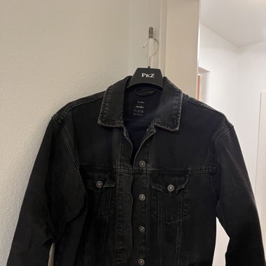 Jeansjacke schwarz