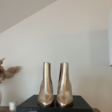 Leather boots - Bobbies Paris - Gold - Size 38