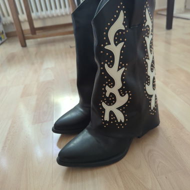 Stivali da cowboy neri