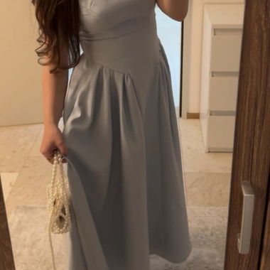 Light Blue Midi Dress