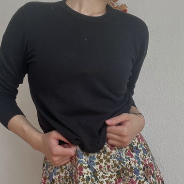 Maglione basic nero