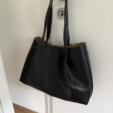 Sac cabas noir zara