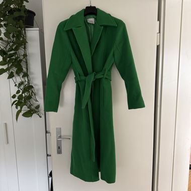 Green winter coat