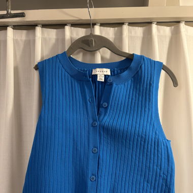 Crop-top bleu/blaues Crop Top